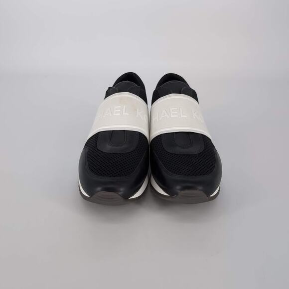 Michael Kors Women's Runway Snake Embossed Strap Sneakers - Size 9.5 -NEW NO BOX - Picture 2 of 12